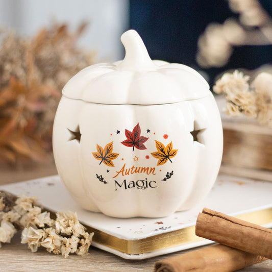 Brûleur à fondants "citrouille" automn magic, brûle parfum