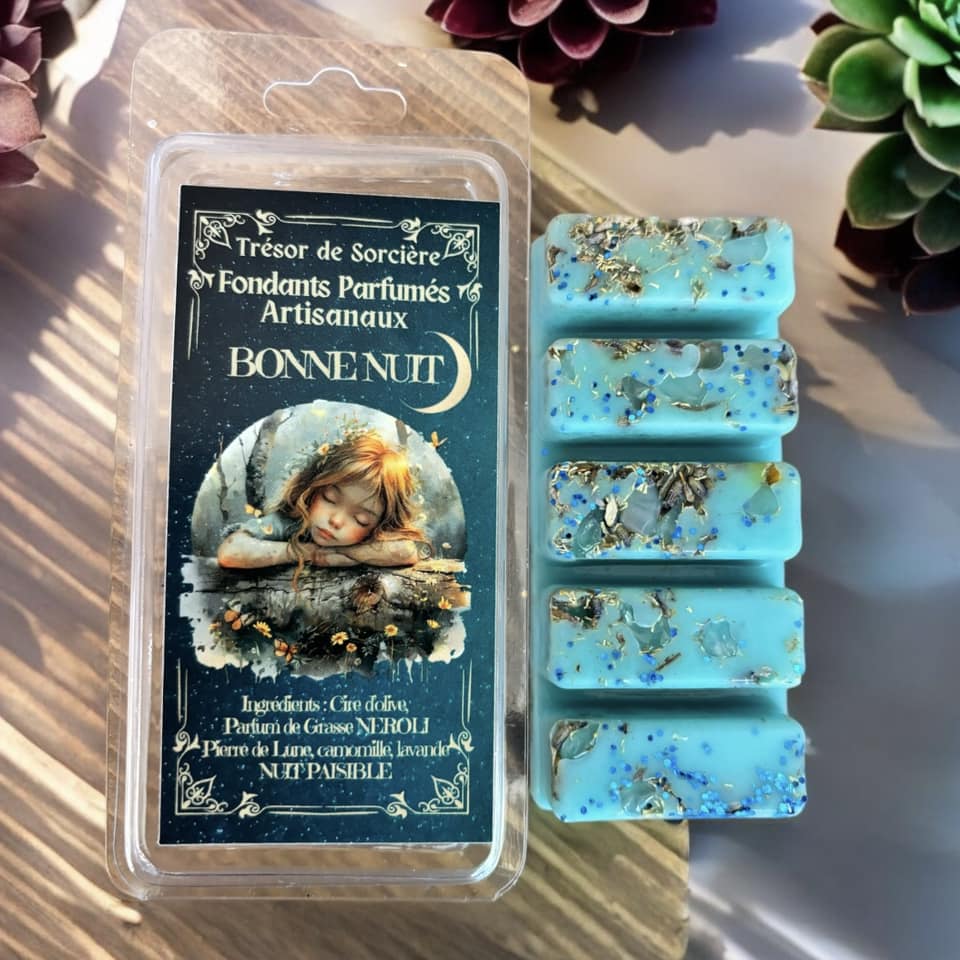 Fondants de cire parfumés "Bonne nuit"