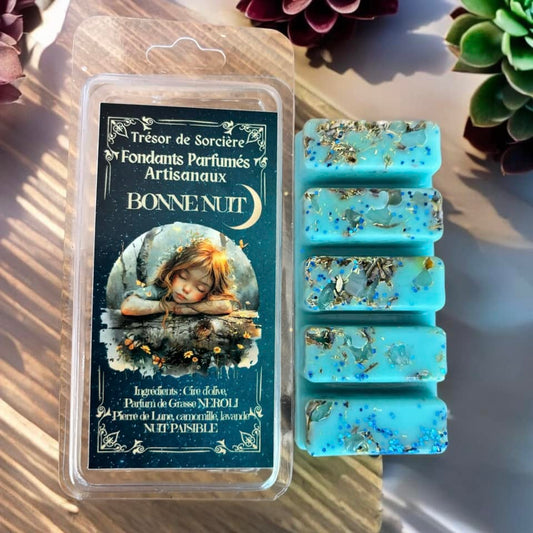 Fondants de cire parfumés "Bonne nuit"