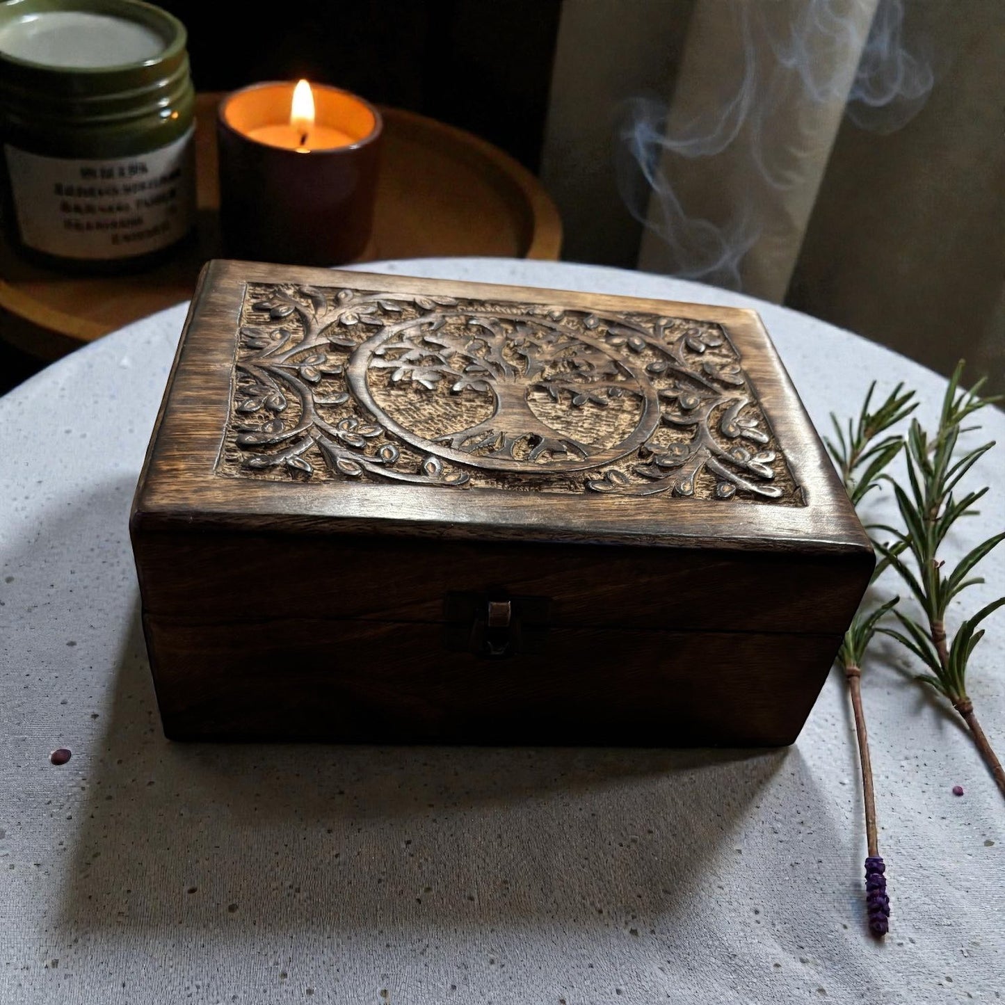 Box Imbolc, box spirituelle, witch box, sabbat d'Imbolc, box mensuelle Janvier 2026
