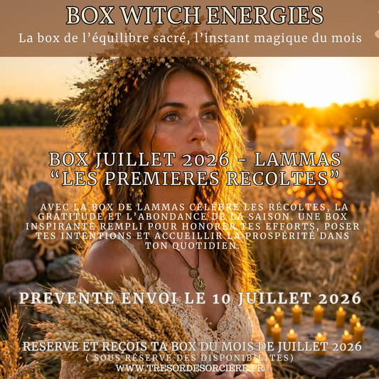 Box de Lammas, box sorcière, Lughnasadh
