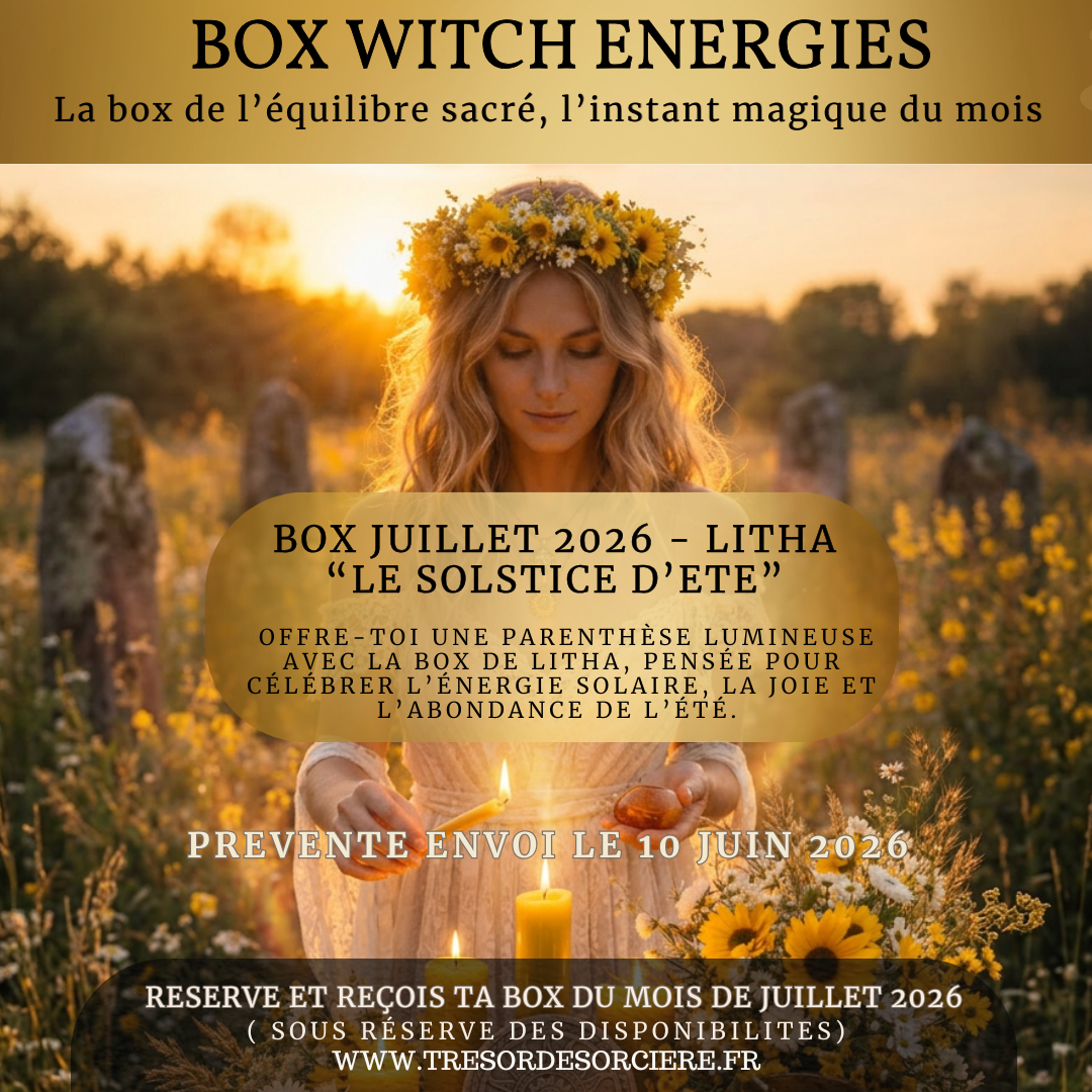 Box de Litha, solstice d'été, box sorcière, witchbox Litha