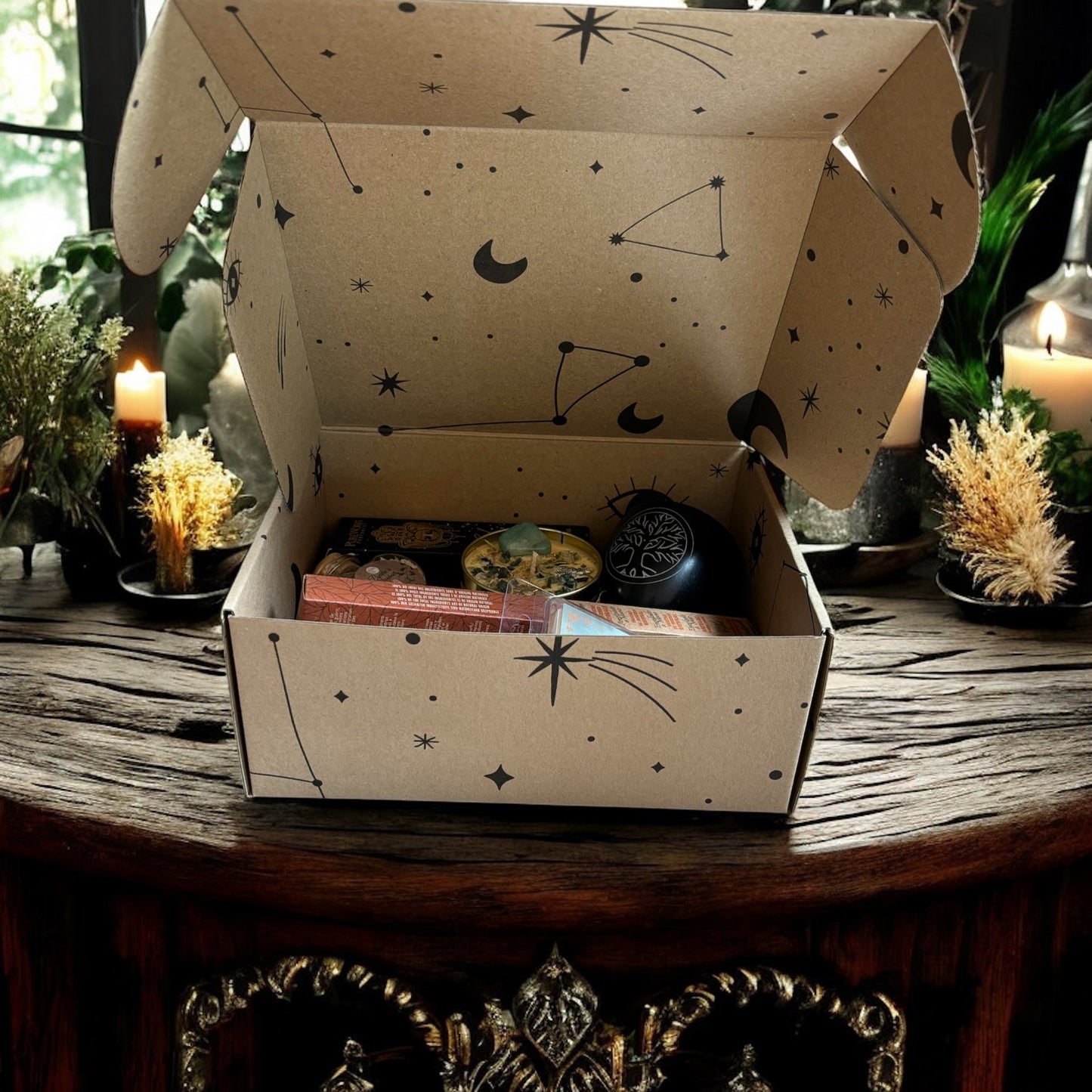 Box sorcière, witch box, box spirituelle, abonnement 3 mois livraison incluse