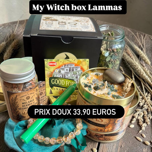 My Witch box lammas, sabbat de lammas, box spirituelle lammas, box sorcière Lammas