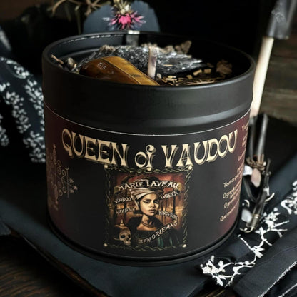 Bougie "queen of vaudou", bougie sorcière