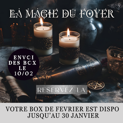 box sorcière, witch box, "la magie du foyer", box spirituelle