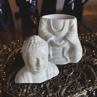 Brûleur à fondants "bouddha", brûle parfum, brûleur à cire