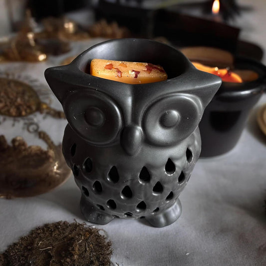Brûleur à fondants "chouette", brûle parfum