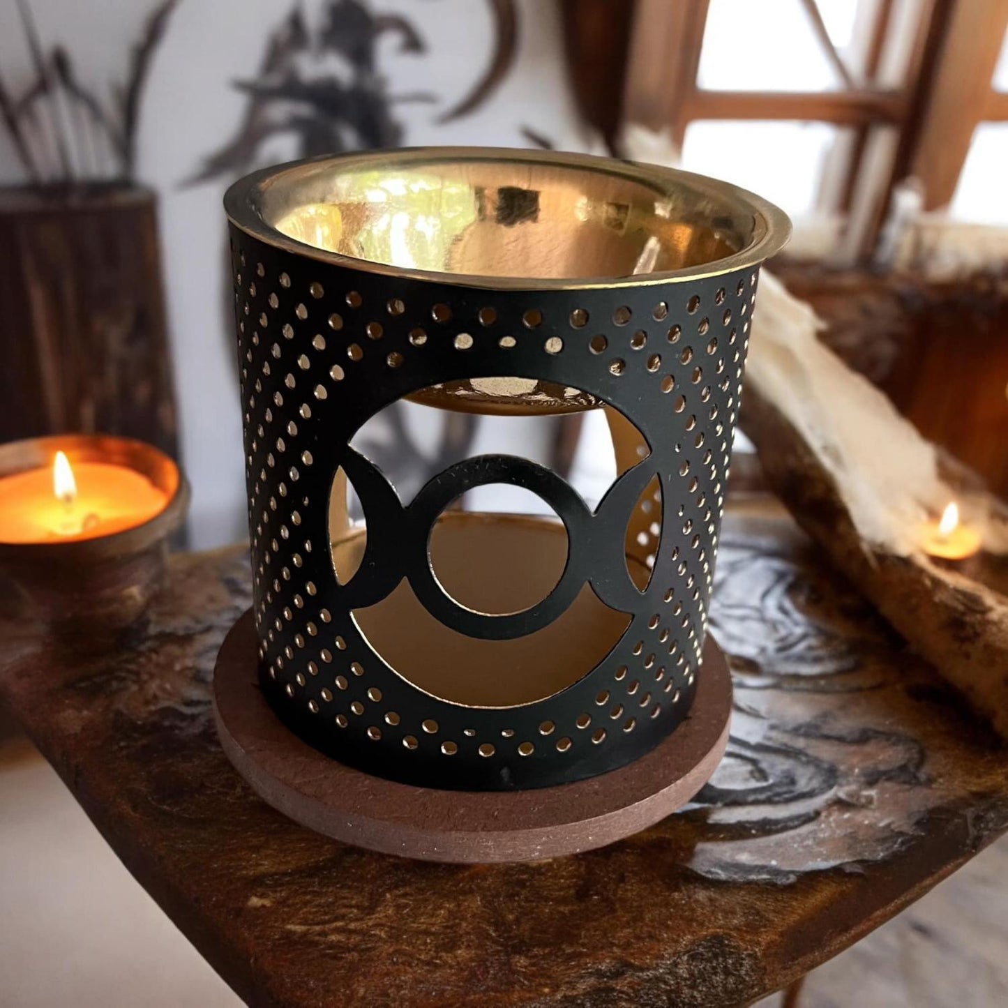 Brûleur à fondants, brûleur à huile, brûle parfum