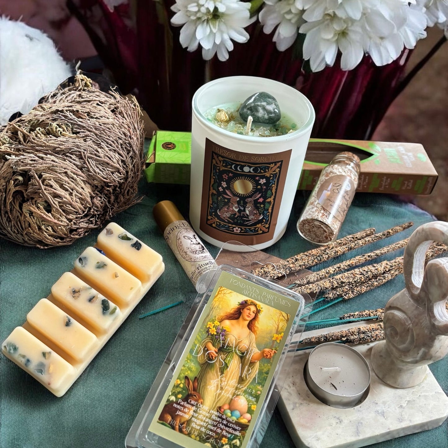 Box d'Ostara, witch box Ostara, box spirituelle, box sorcière, sabbat d'Ostara