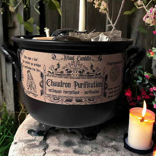 Bougie purification, chaudron de purification