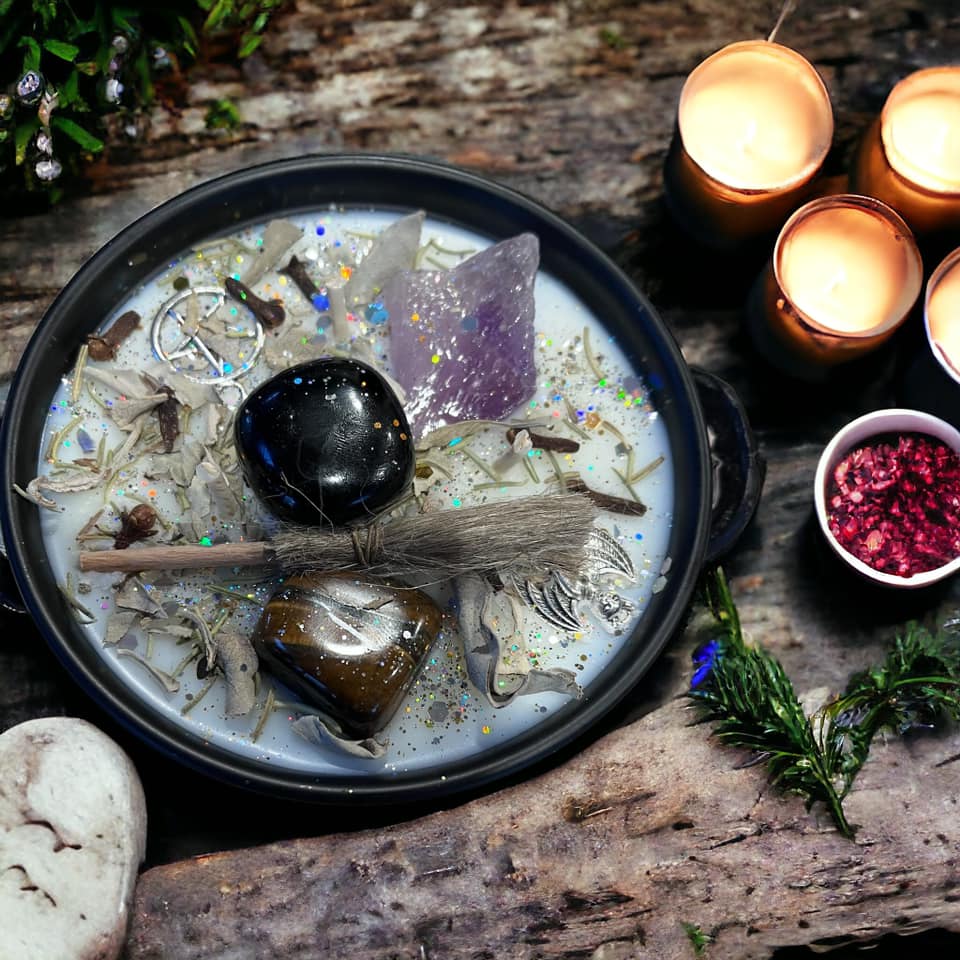 Bougie purification, chaudron de purification