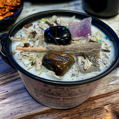 Bougie purification, chaudron de purification