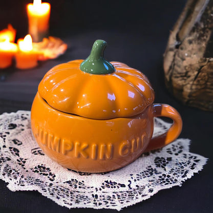 Bougie citrouille, bougie de Samhain, bougie sorcière
