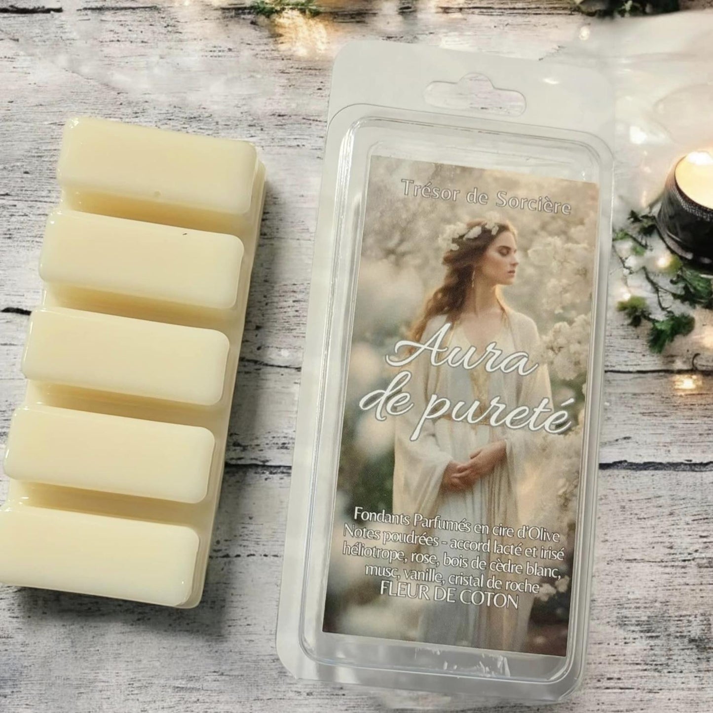 fondants parfumés "aura de pureté"