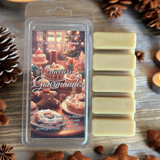 fondants parfumés "saveurs gourmandes"