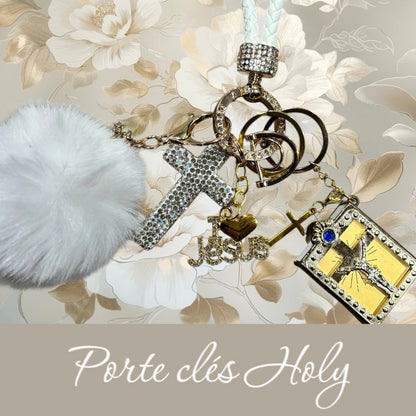 Porte clés Holy, porte clés religieux, porte clés spirituel
