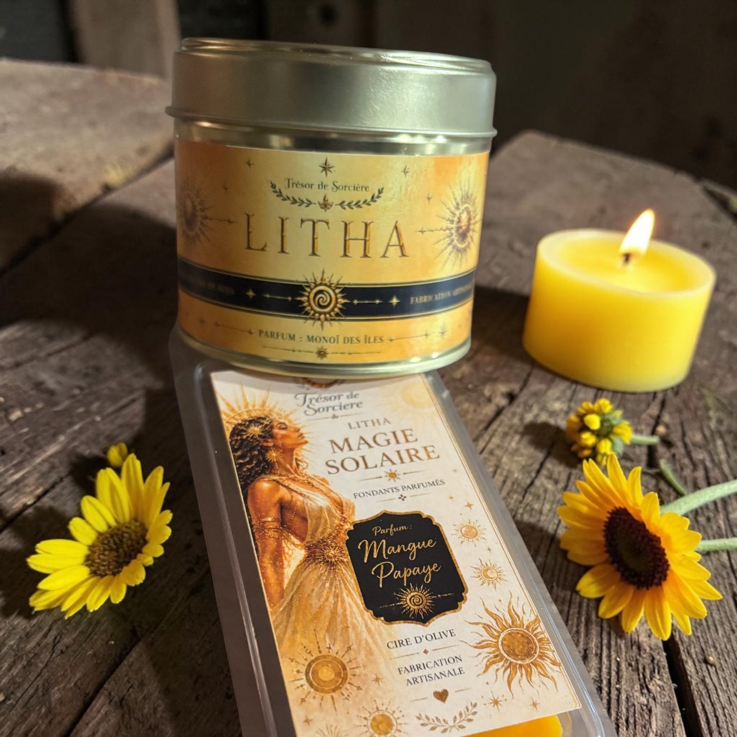 Box de Litha, solstice d'été, box sorcière, witchbox Litha
