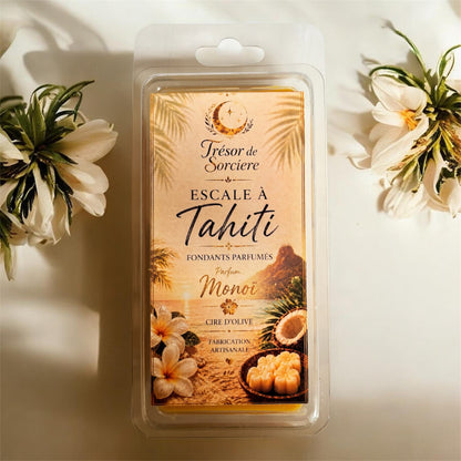 Fondants de cire parfumés "escale à Tahiti"