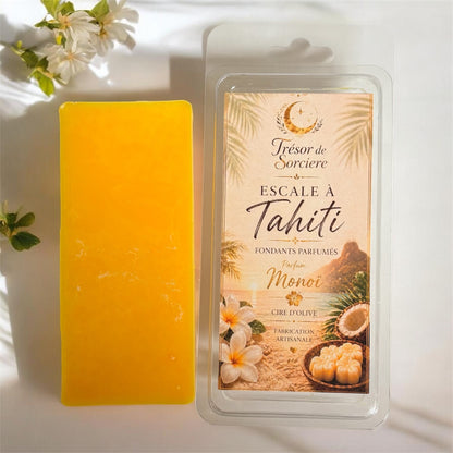 Fondants de cire parfumés "escale à Tahiti"