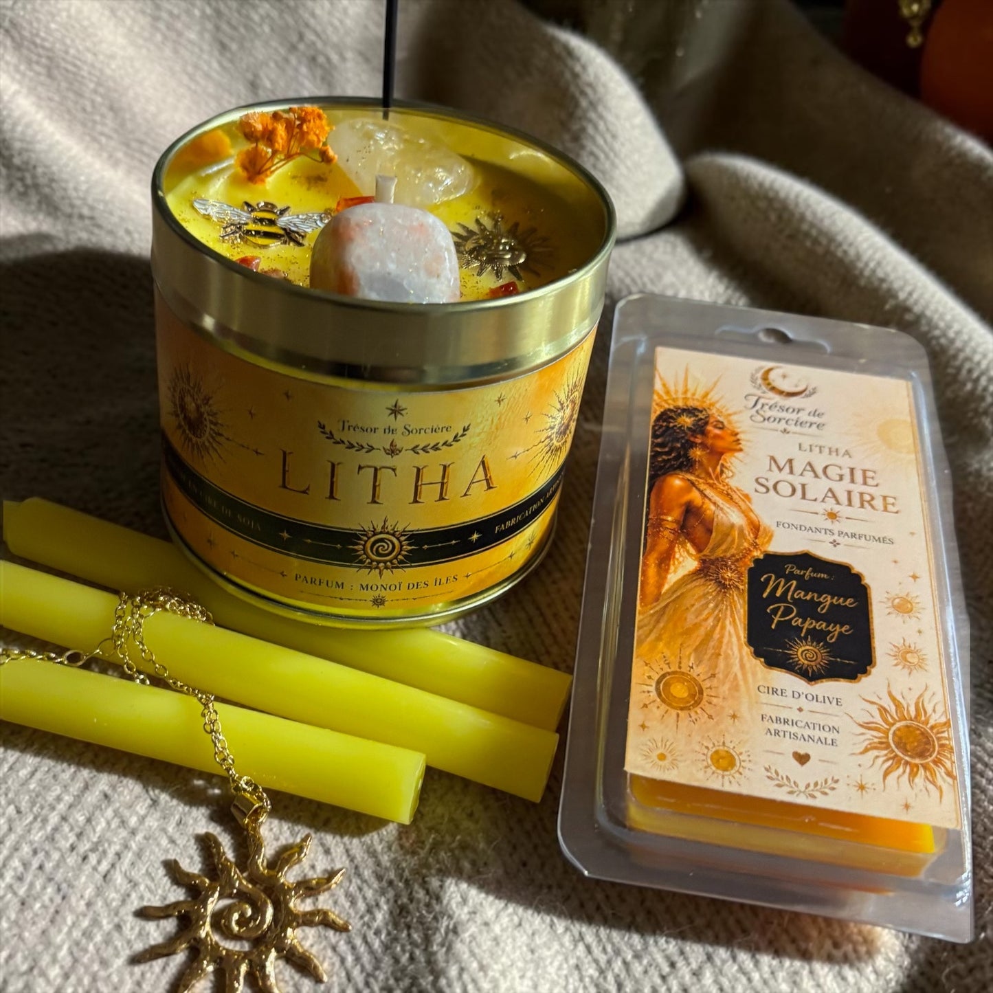 Box de Litha, solstice d'été, box sorcière, witchbox Litha