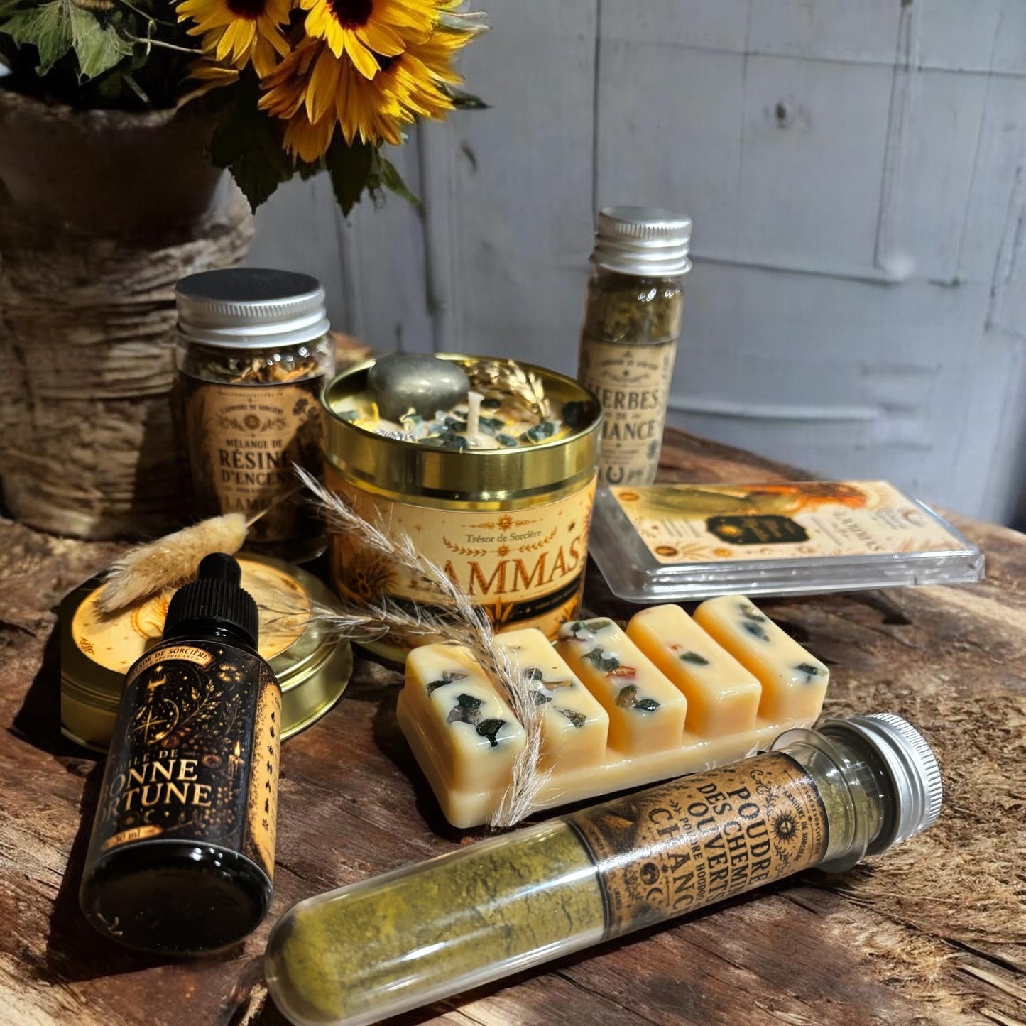 Box de Lammas, box sorcière, Lughnasadh, sabbat de lammas, witchbox Lammas