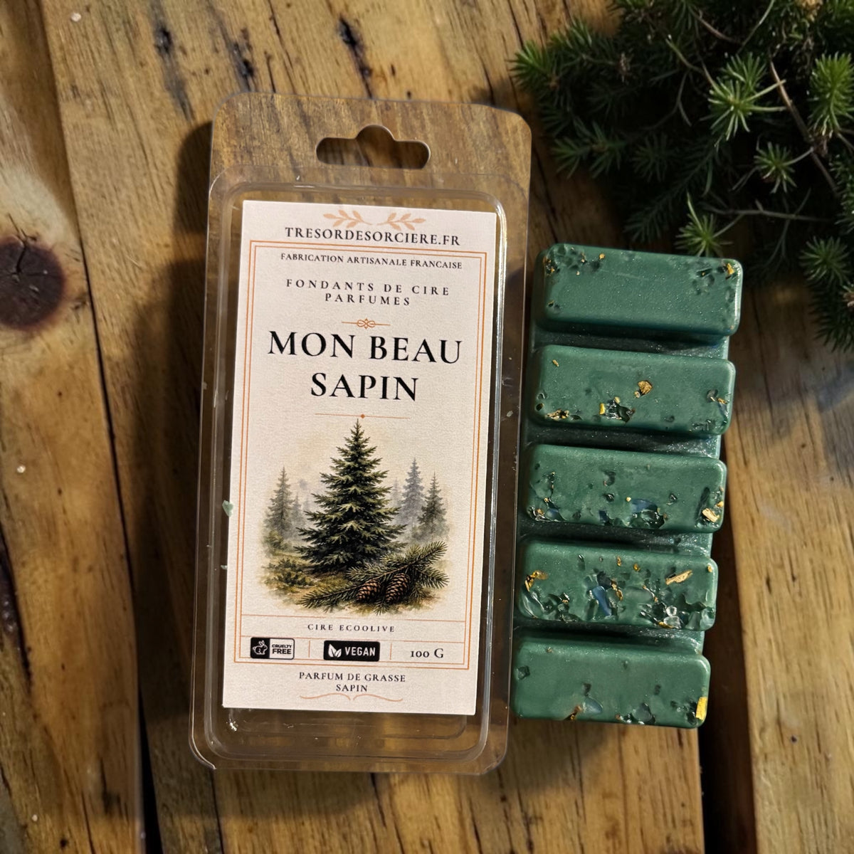 Fondants de cire parfumés Noël 