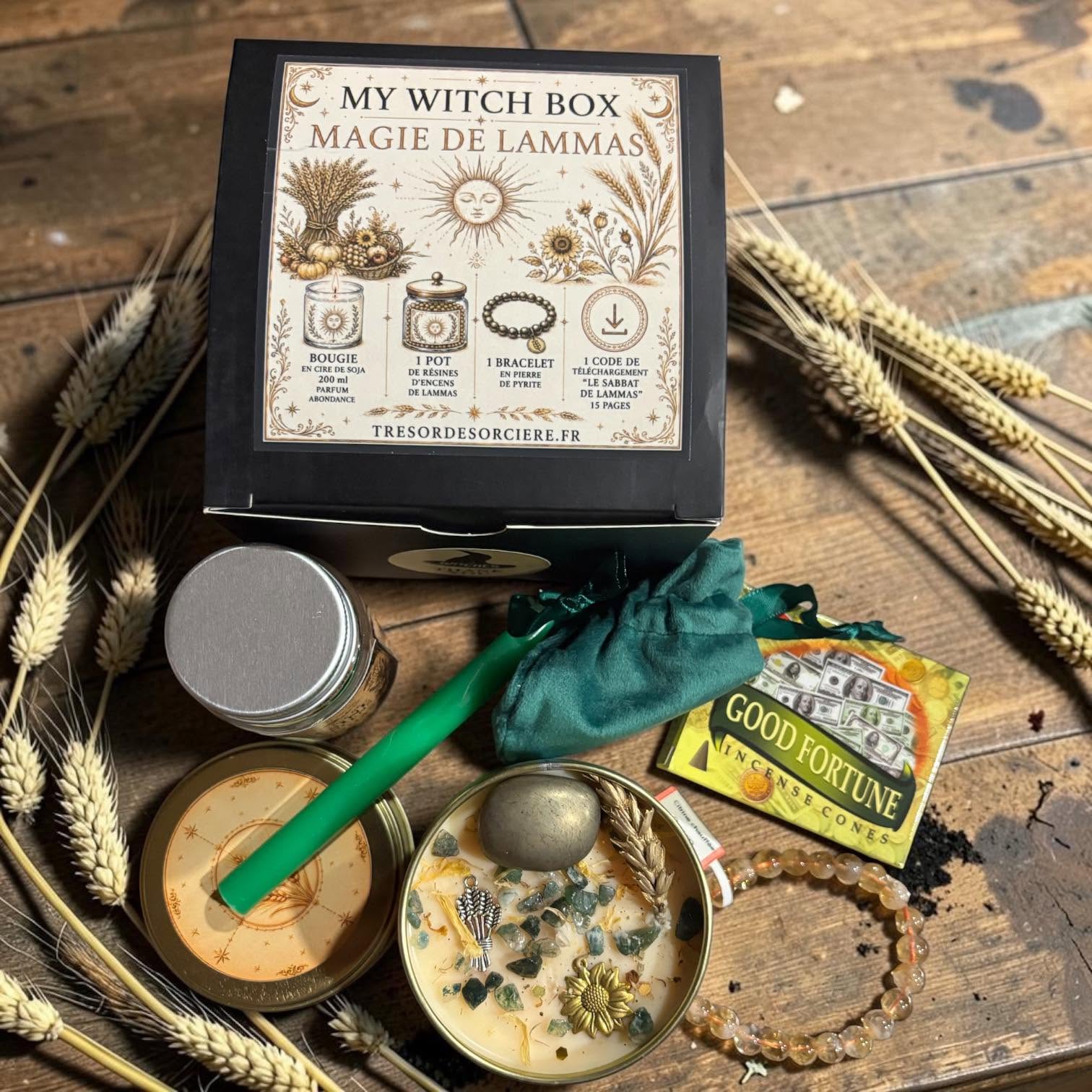 My Witch Box Lammas, contenu complet box sorcière