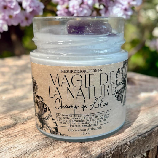 Bougie "champ de lilas"