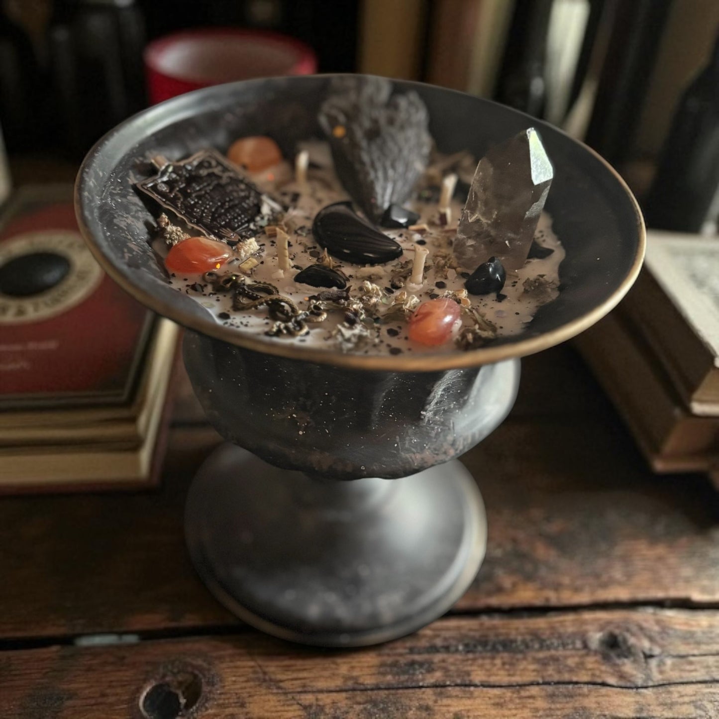 Bougie Samhain 4 mèches modèle unique