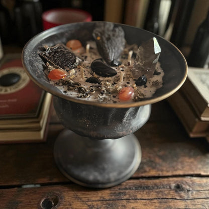 Bougie Samhain 4 mèches modèle unique