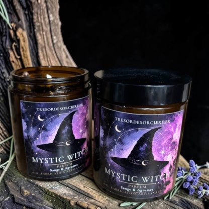 Bougie mystic witch parfum sauge agrumes
