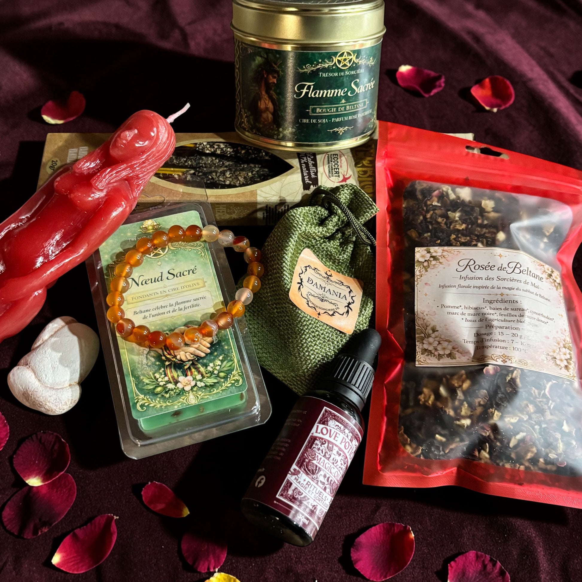 beltane, feu sacre, rituel de beltane, witch box beltane
