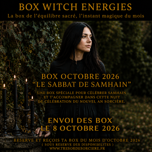 Box de Samhain, Witchbox Samhain, box sorcière, sabbat de Samhain