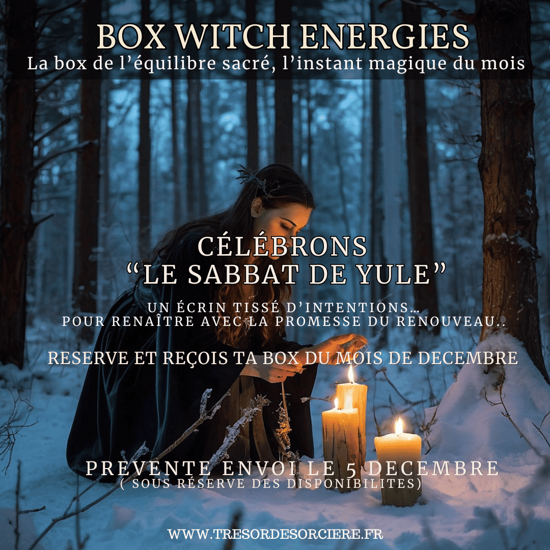 Box de Yule, witch box Yule, box sorcière, décembre 2025