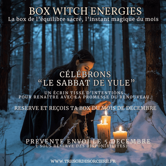 Box de Yule, witch box Yule, box sorcière, décembre 2025