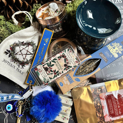 Box de Yule, witch box Yule, box sorcière,  box spirituelle, décembre 2025