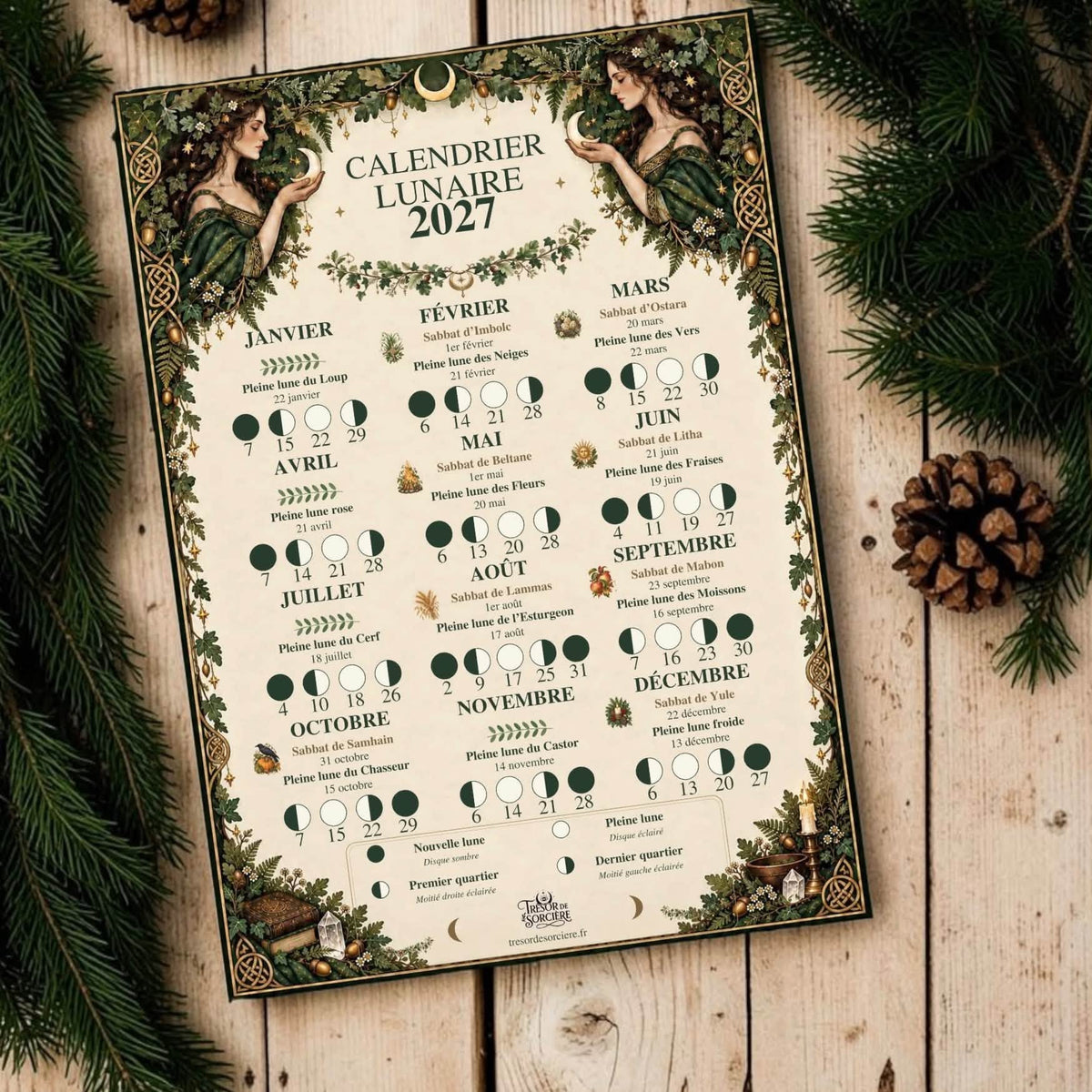 calendrier lune 2027