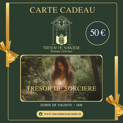 Carte-cadeau Trésor de Sorcière