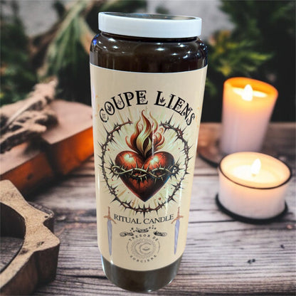 Bougie Neuvaine "coupe liens"