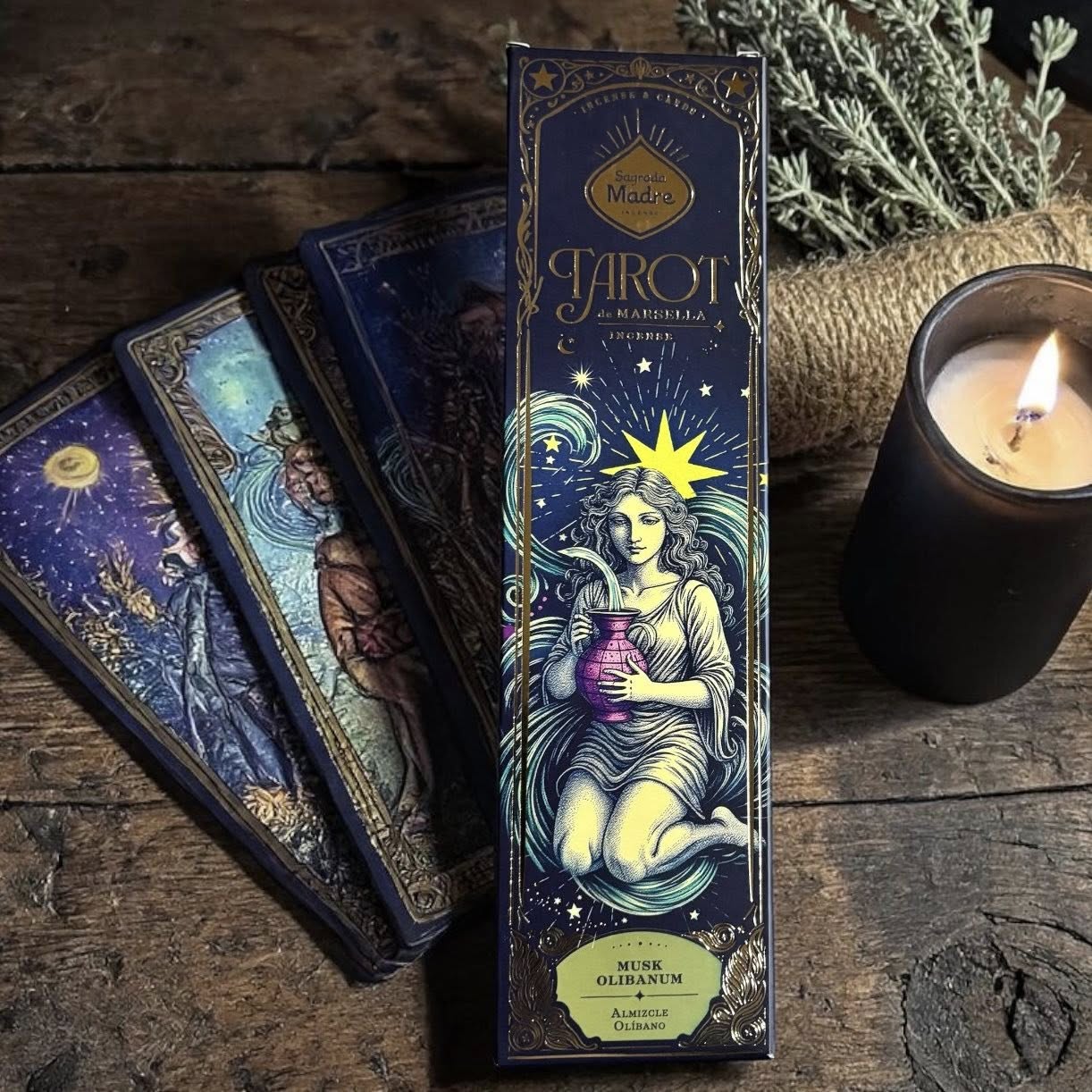 Encens Sagrada Madre "Tarot" musc oliban