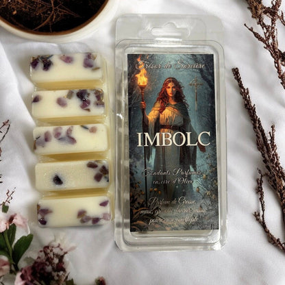 Box Imbolc, box spirituelle, witch box, sabbat d'Imbolc, box mensuelle Janvier 2026