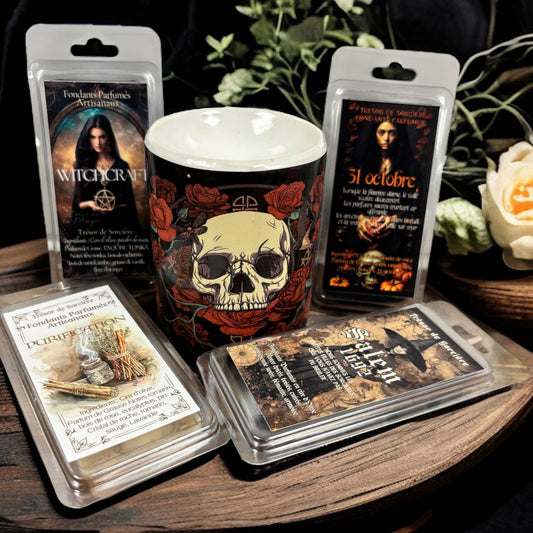 Coffret fondants de cire parfumés "sorcière de Salem"