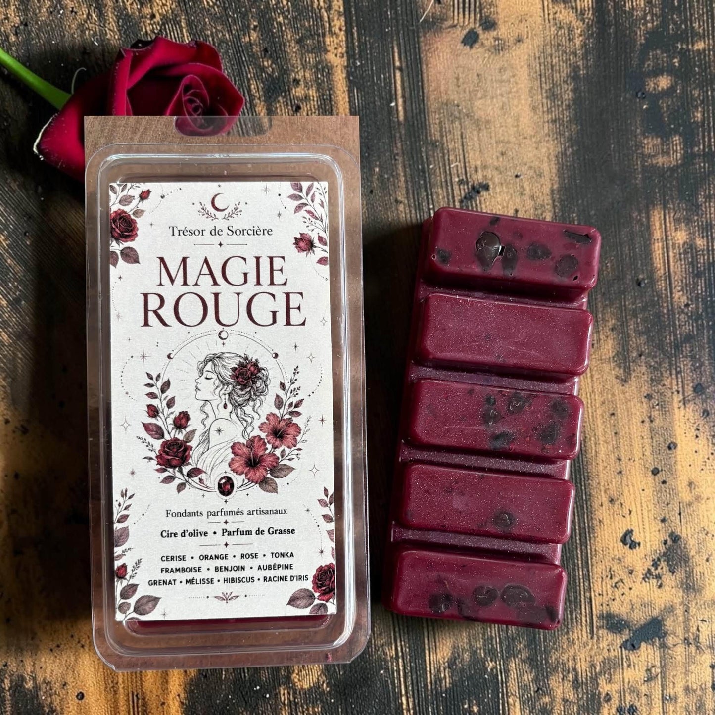 Fondants parfumés Magie Rouge - fondants sorcière