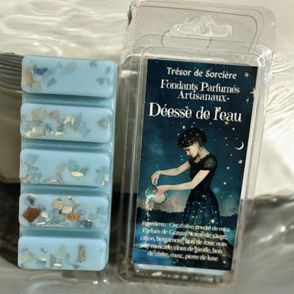 Fondants parfumés Déesse de l'Eau, collection 4 éléments