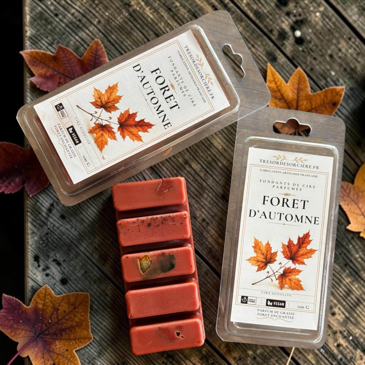 Fondants parfumés boisés 