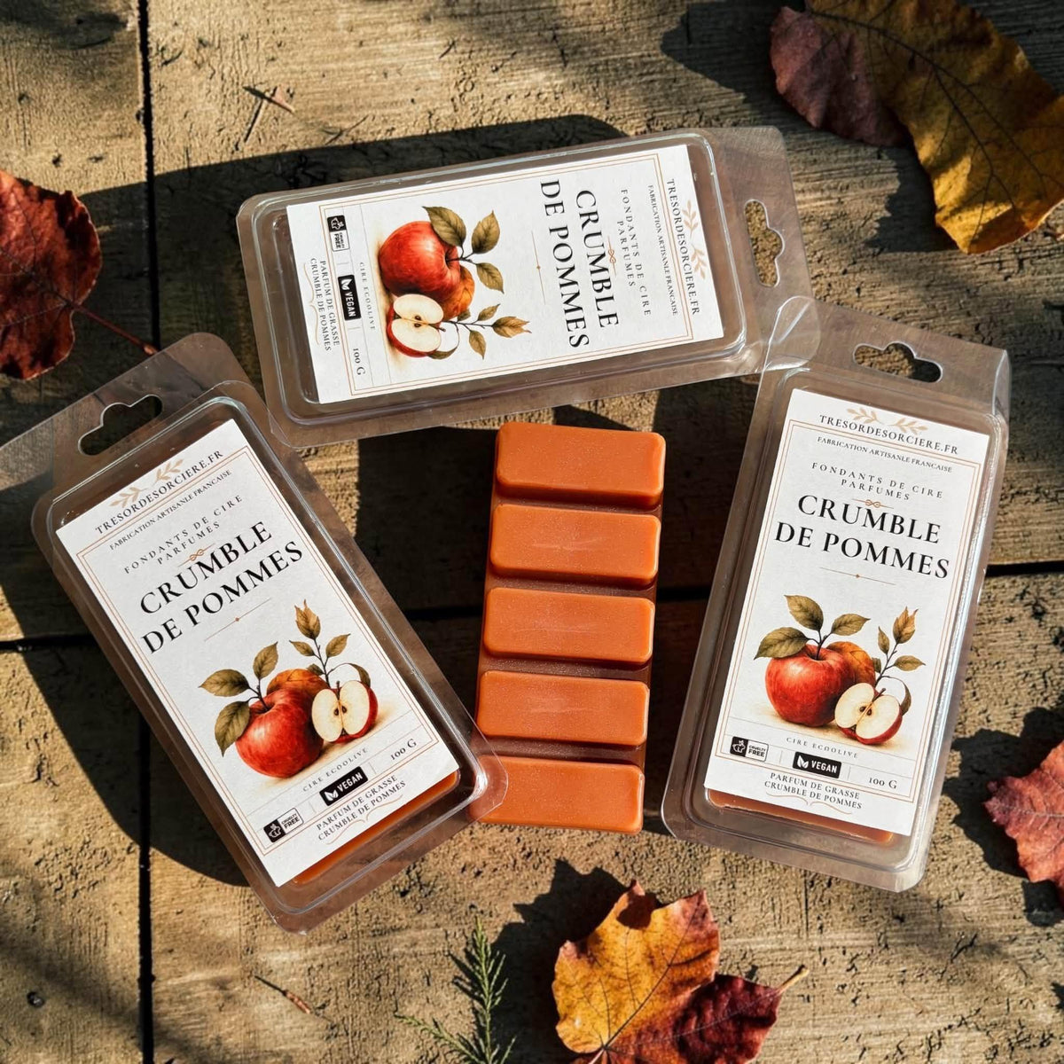 Fondants parfumés pommes, fondants magique 