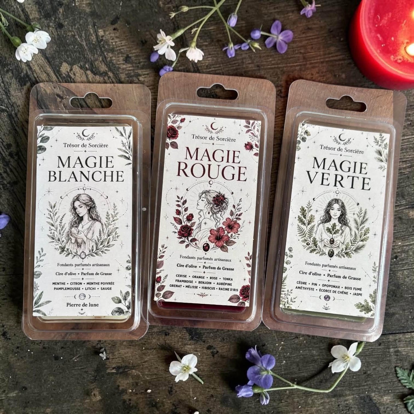 Fondants parfumés Magie Blanche - fondants sorcière
