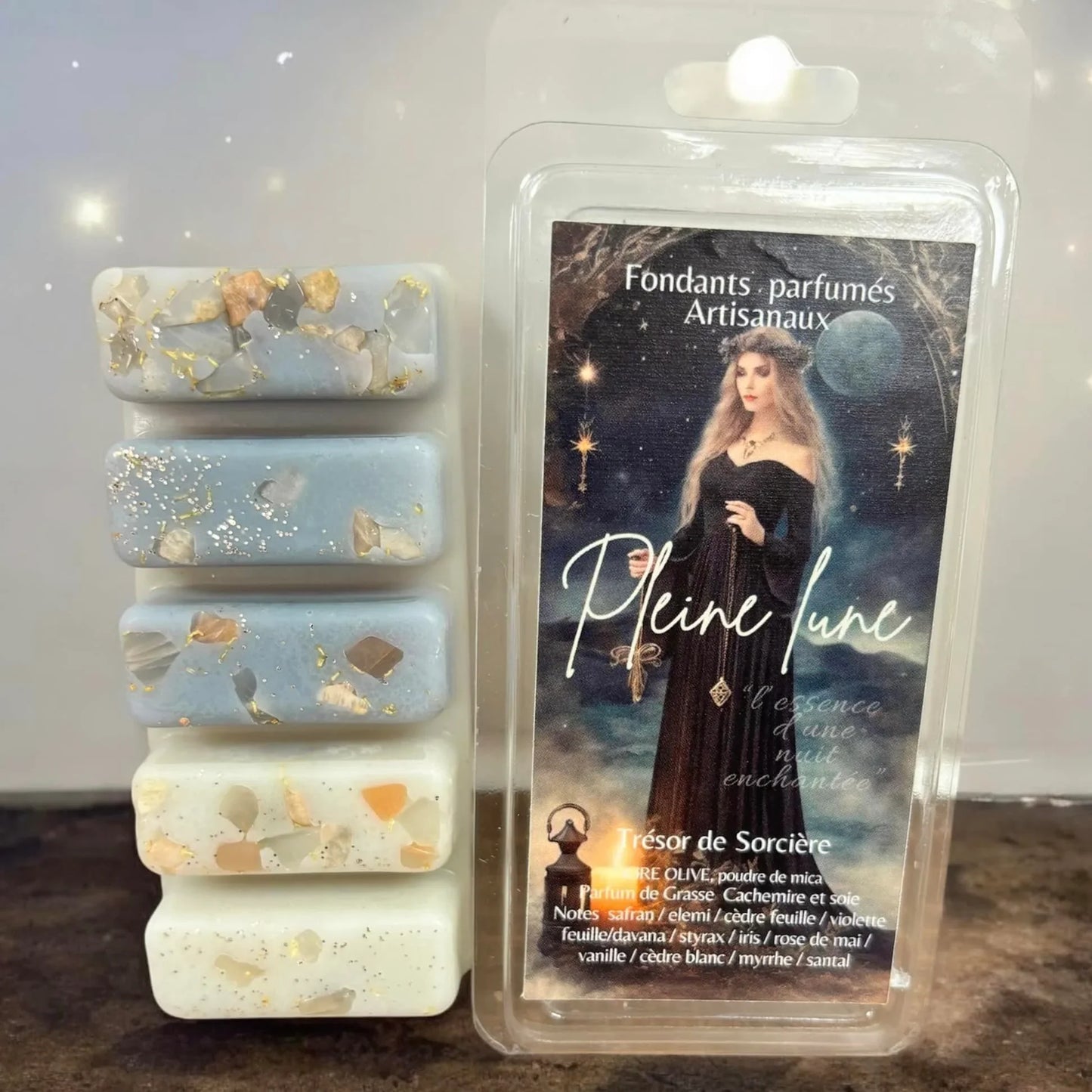 Fondants parfumés Pleine Lune, fondants sorcière