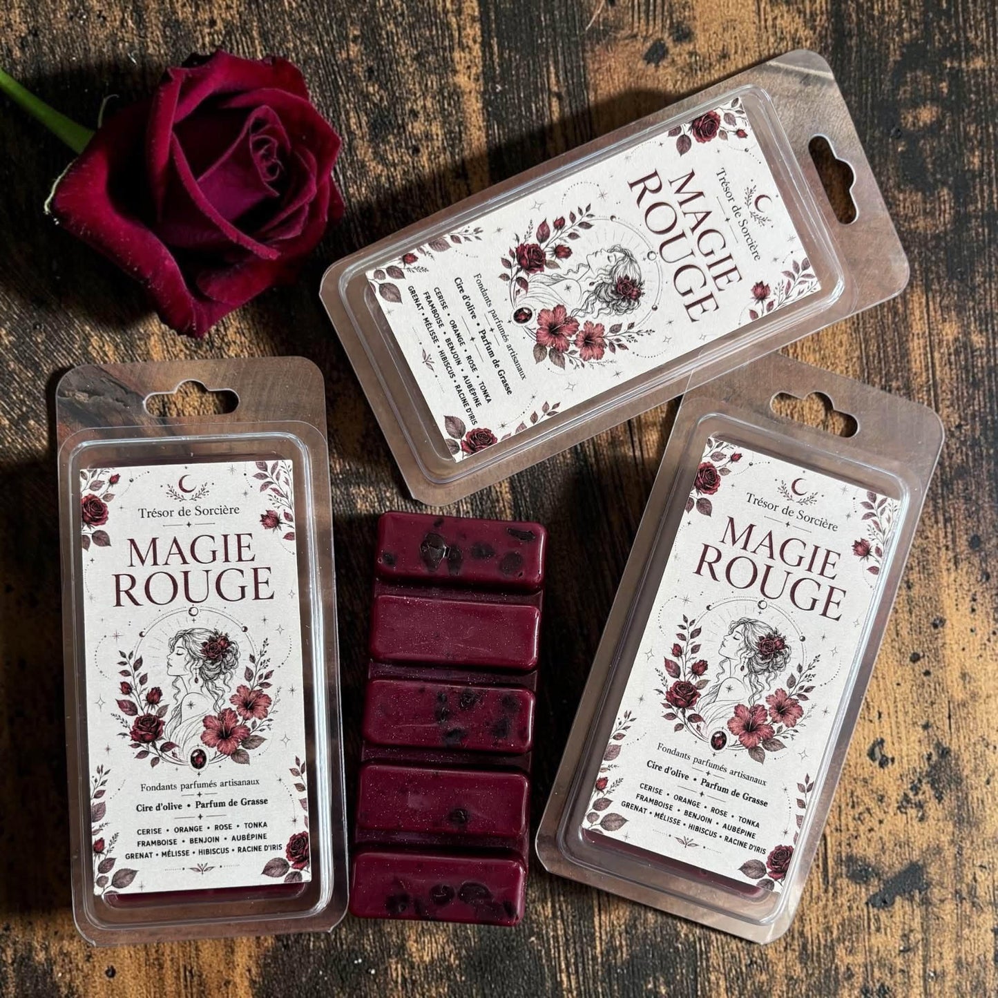 Fondants parfumés Magie Rouge - fondants sorcière